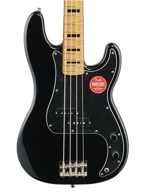 Squier Classic Vibe 70s Precision Bass Maple Neck Black